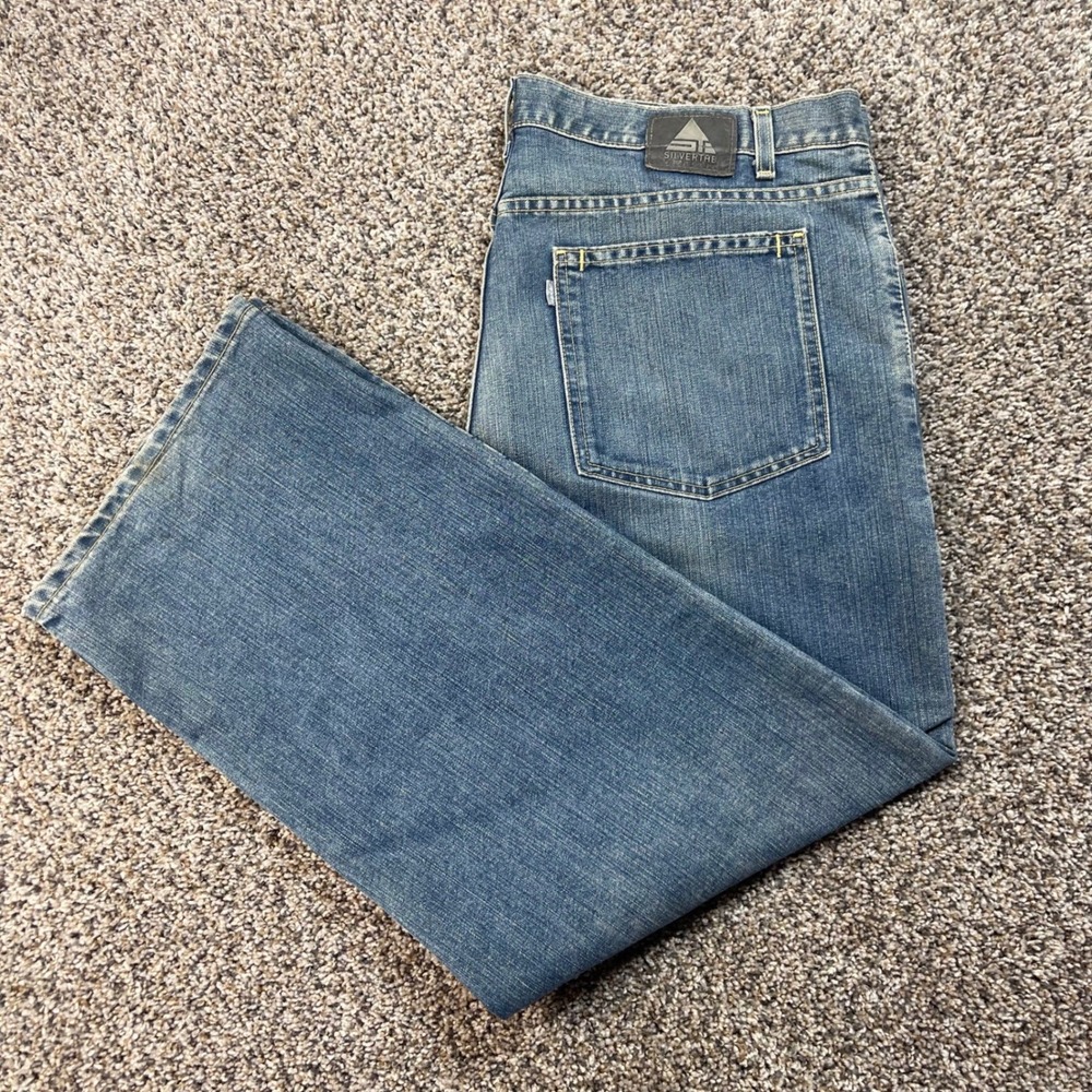 Vintage Levi's SilverTab Low Loose Men's 40x29 Jeans Blue Baggy Wide Leg Y2K 00s